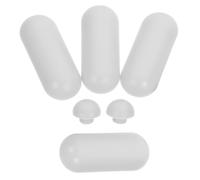 WRITWAA Set 8 Pezzi Paracolpi per Sedile Wc in Plastica Bianca, Cuscinetti per Copriwater per Bagno, Kit di Ricambio per Supporto Stabile e Comfort Migliorato