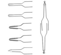 WRITWAA Set 8 Punte per Pirografia Regolabili Punte in Filo Metallico per Macchina Pirografica per Incisione Legno Strumenti per Artigianato Legno e Pirografia per Principianti