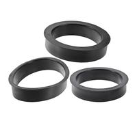 WRITWAA Set da 3 Anelli Adattatori in Gomma per Filtri Dell'aria Auto, Riduzione Rumore e Vibrazioni, Accessori per Miglioramento Prestazioni Motore, Compatibili Filtri