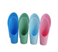 WRITWAA Set da 5 Pale da Giardinaggio in Plastica Taglia L Paletta per Terreno Leggera e Resistente Strumento per Orticoltura e Piantagione di Piante in Vaso e Giardino Colore Casuale