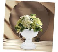 WRITWAA Set da 8 Vasi da Fiori Romani in Plastica Stile Europeo Vasi Decorativi Vintage Delicati per Matrimoni Festa e Giardino Contenitori per Piante da Strada e Veranda Adatti per