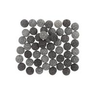 WRITWAA Set di 2 Perline Diffusore Aromaterapia in Pietra Vulcanica Naturale 12mm, Pietre Passive senza Fiamma per Oli Essenziali, Decorazione Profumata Ecologica per Auto, Soggiorno