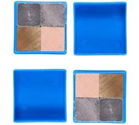 WRITWAA Set di 8 Cubi per Esperimenti sulla Densità in Rame Ferro e Alluminio da 2 CM Custodia Resistente Materiali Puri per Laboratori Didattici e Indagini su Gravità Specifica