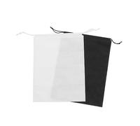 WRITWAA Set Di Borse Con Coulisse in Tessuto Non Tessuto - 2 Pezzi Per Scarpe Giocattoli E Contenitori Capacità