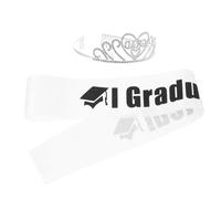 WRITWAA Set Di E Fascia Per Anziani in Lega "graduation" Per Addio Nubilato E Festa Di Laurea