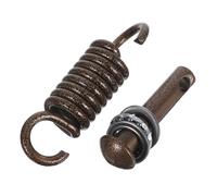 WRITWAA Set Ganci Molla in Metallo per Altalena da Veranda, Kit Molle di Compressione Pesanti Perno e Silenziatore per Sedia Sospesa e Amaca, Accessori per Mobili da Giardino Esterno