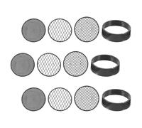 WRITWAA Setaccio per Terreno in Plastica 9 Pezzi, Strumento Manuale per Setacciatura e Filtraggio del Suolo, Filtro Leggero per Giardinaggio e Orto, Adatto a Rimuovere Sassi e Ghiaia,