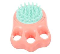 WRITWAA Spazzola Baño Silicone Per Cani e Gatti Con Dispenser Shampoo Integrato Massaggiatore Multifunzione Antiscivolo Pettine Per Bagno e Toelettatura Leggera e Compatta Per Animali Dome