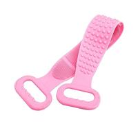 WRITWAA spazzola da bagno Accessori lavaggio scrubber Scrub corpo esfoliante macchia lavatrice rondella posteriore in luffa spazzola per il corpo da bagno rosa