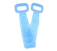 WRITWAA spazzola da bagno scrub corpo esfoliare lungo doccia scrubber per il corpo silicio scrubber corpo esfoliante asciugamano da bagno spazzola per il corpo da bagno Blu