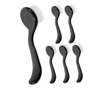 WRITWAA Spazzola la Pulizia del Viso 6 Pezzi Set Scrub Esfoliante Multifunzione per Manicure e Polvere, Nylon e Pvc Resistente, Strumento per Cura della Pelle Domestica e Viaggio
