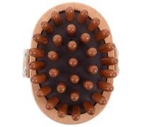 WRITWAA Spazzola Massaggiante Multi-punta in Legno Rulli in Legno Per Massaggi Bastoncini Per Massaggi Con Design Protuberanza Per Stimolazione Dei Meridiani Su Tutto Corpo