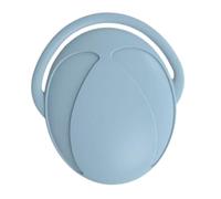 WRITWAA Spazzola Massaggiante per Cute e Chioma in Silicone Blu per Bebè, Delicata e Flessibile, Favorisce la Circolazione nel Bagno