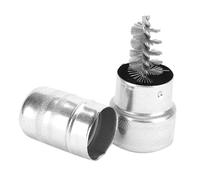 WRITWAA Spazzola per Batteria Auto in Filo d'Acciaio per la Pulizia dei Contatti Pulitore per Terminali della Batteria Compatta e Sicura per Manutenzione Batterie Auto