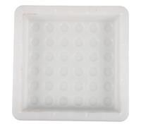 WRITWAA Stampo in cemento per mattoni fai-da-te - Stampi in plastica per cemento per piastrelle stradali cieche, vialetti da giardino, decorazioni per patio o ristrutturazione di esterne