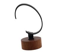 WRITWAA Stand per Orologi in Legno di Noce e Acrilico Organizer per Esposizione Design Elegante e Moderno Facile da Assemblare