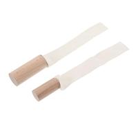 WRITWAA Strumenti per Ceramica 2 Pezzi, Utensili per Rifinitura e Modellare Argilla Panni di Camoscio in 2 Dimensioni, Accessori per Lucidare e Levigare Artigianato Ceramico