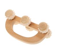 WRITWAA Strumento Massaggiante per Mani in Legno a 6 Rulli, Manuale e Tascabile, Massaggiatore per Uso Domestico e Viaggi, per Anziani e Persone Attive Nel Fitness