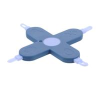 WRITWAA Strumento per Cura Ragazzo Ragazza 4 in 1 Blu in Pp e Pet per Pulizia Naso e Rimozione Cerume Orecchie Design a Croce Sicuro e Delicato
