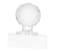 WRITWAA Strumento Per Pressare L'ombretto in Polvere Applicazione Attrezzo Occhio Ombra Strumento Di Pressatura Separato Strumento Di Riparazione Dell'evidenziatore Transparent Acrilico