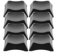 WRITWAA Supporto per Palloni da Basket in Plastica 8 Pezzi Base Stabile per Esposizione e Risparmio Spazio Supporto Multifunzione per Palloni Calcio Minibasket e Pallone a 11 per