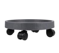 WRITWAA Supporto per Piante Ruote Resistente in Resina Carrello Portavasi da Interno ed Esterno Sottovaso capacità di Carico Elevata per Soggiorno e Giardino