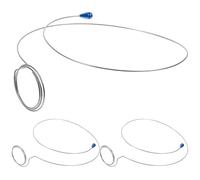 WRITWAA Supporto Regolabile per Lente D'ingrandimento in Ferro 3 Pezzi, Anello per Monocolo Orologiaio Facile da Usare, per Negozio di Riparazione Orologi