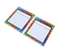 WRITWAA Tabella di Incentivi per 50 Pezzi Carta Colorata Gestione del Comportamento e Visual Accattivanti per Insegnanti e Uso Didattico in Classe