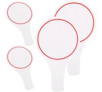 WRITWAA Tabellone Segnapunti Lavagna Cancellabile a Secco 4 Pezzi 15x25 Cm Monofacciale in Materiale Robusto e Flessibile Bordi Lisci per Eventi Sportivi e Gioco a Quiz