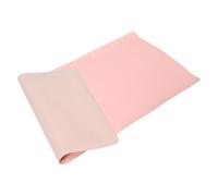 WRITWAA Tappetino per Trucco Anti-olio 40x80cm, Protezione Morbida e Resistente per Scrivania da Toeletta Rosa, Organizer per Postazione di Lavoro Cosmetico