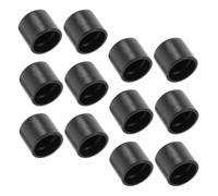 WRITWAA Tappi di Sicurezza Aste da 8mm per Aste da Calcio Balilla 12 Pezzi in Plastica Nera , Resistenti e Non Deformabili , Adatti alla Maggior Parte dei Tavoli da Calcio