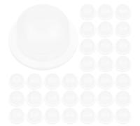 WRITWAA Tappi per Bottiglie di Vetro per Oli Essenziali, Set da 100 Pezzi, Tappo a Vite Trasparente Anti-perdita Riutilizzabile, Accessori per Aromaterapia in Casa, Ufficio e Spa