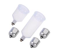 WRITWAA Tazze Airbrush Trasparenti Resistenti alla Corrosione Contenitori Pigmenti Vernice Spray per Aerografo Ricambi Professionali per Disegno Art