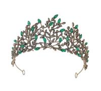 WRITWAA Tiara Nuziale Vintage con per Sposa Copricapo per Matrimoni e Feste Accessorio per Acconciature per Cerimonie e Celebrazioni