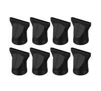 WRITWAA Ugelli di Ricambio per Asciugacapelli Neri in Plastica 8 Pezzi Attacco Concentratore Stretto per Styling Versatile in Salone e Uso Professionale