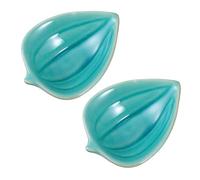 WRITWAA Vassoio Per Incenso e Ciotola Per Oli Essenziali in Ceramica 2 Pezzi, Piccoli Piatti Lisci Per Aromaterapia Spa, Supporto Decorativo e Diffusore Olio Per Rilassamento e Casa