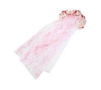 WRITWAA Veil Headband Halloween Ghost Bride Floral Crown Accessory for Day of The Dead Costume Unique Design with Realistic Blood Effect for Parties and Festivals