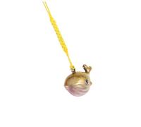 WRITWAA Whale Water Sound Bell Phone Charm Cute Cartoon Pendant Gradient Color Durable Scratch Resistant Accessory For Women Handbag And Phone Protection