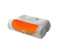 WRJAHCG Cuscino cervicale ergonomico, Cuscino in Memory Foam, Cuscino cervicale di Supporto, per Collo, Spalle, Schiena, Sollievo dal Dolore Lombare (Grigio),Pneumatic + moxibustion