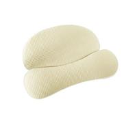 WRJAHCG Cuscino ergonomico Cervicale, Cuscino di Grano Saraceno Organico Ortopedico, Federa Sfoderabile e Lavabile, per Dormire per Alleviare Il Dolore al Collo,[a] Yellow