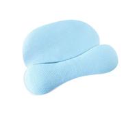 WRJAHCG Cuscino ergonomico Cervicale, Cuscino di Grano Saraceno Organico Ortopedico, Federa Sfoderabile e Lavabile, per Dormire per Alleviare Il Dolore al Collo,[d] Blue