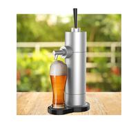WRJAHCG Distributore di Birra,Spillatore Birra, Converte Qualsiasi Lattina in Una Bozza in Stile per Birrerie, Riunioni di Famiglia, Un Ottimo Regalo per Gli Amanti della Birra,Argento
