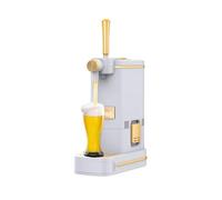 WRJAHCG spillatore Birra da casa, Schiumatore di Birra da Tavolo, Distributore di Birra, per Birra in Lattina E Birra in Bottiglia, Regalo per Gli Uomini, Regalo di Natale,[a] White