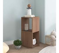 WRJENFSC Armadietto Girevole Rovere Sonoma 34,5x34,5x75,5 cm Truciolato Libreria Cubi Libreria Scaffale Librerie Porta Libri per Ingresso Camera Da Letto Ufficio Studio