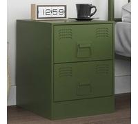 WRJENFSC Comodino Verde34,5x39x44 cm in Acciaio Comodino Camera Da Letto Moderno Mobile Camera Da Letto Comodino Stretto Comodini Stretti per Camera Da Letto Sala D'Ingresso Dormitorio Universitario
