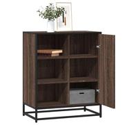 WRJENFSC Credenza Rovere Marrone 62x35x76 cm in Legno Multistrato Credenza Cucina Bassa Mobiletto Cucina Credenza Soggiorno Penisola Cucina per Sala Da Pranzo Cucina Soggiorno Salotto