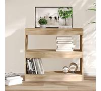 WRJENFSC Libreria/Divisorio Rovere Sonoma 80x30x72 cm Mobile Libreria Libreria Angolare Librerie Libreria Angolare Da Terra per Studio Camera Da Letto Ingresso Soggiorno