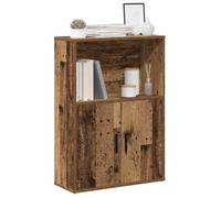 WRJENFSC Libreria Legno Vecchio 60x24x85 cm in Truciolato Libreria Verticale A Colonna Da Terra Libreria Bassa Porta Libri Libreria Da Parete Sospesa per Ufficio Studio Soggiorno Ingresso