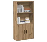 WRJENFSC Libreria Rovere Artigianale 60x24x120 cm in Truciolato Libreria Verticale A Colonna Da Terra Libreria Bassa Porta Libri Libreria Da Parete Sospesa per Ufficio Studio Soggiorno Ingresso