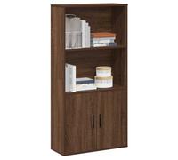 WRJENFSC Libreria Rovere Marrone 60x24x120 cm in Legno Multistrato Libreria Verticale A Colonna Da Terra Libreria Bassa Porta Libri Libreria Da Parete Sospesa per Ufficio Studio Soggiorno Ingresso
